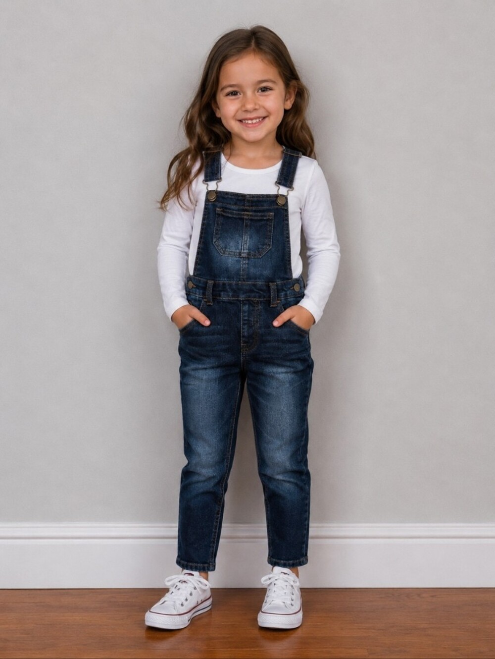 Cherokee Child’s Small Blue Jean Overalls